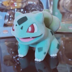 NWOT 2018 Pocket Monsters Flocking Doll Bulbasaur Fushigidane + Box